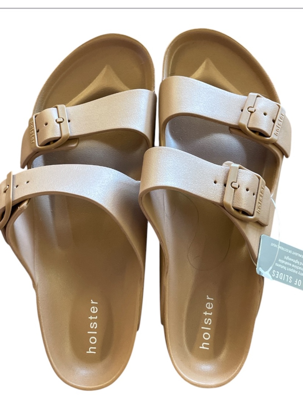 Holster Australia “Rolls Royce of Slides” – Size 10  NWT buckle sandals beach